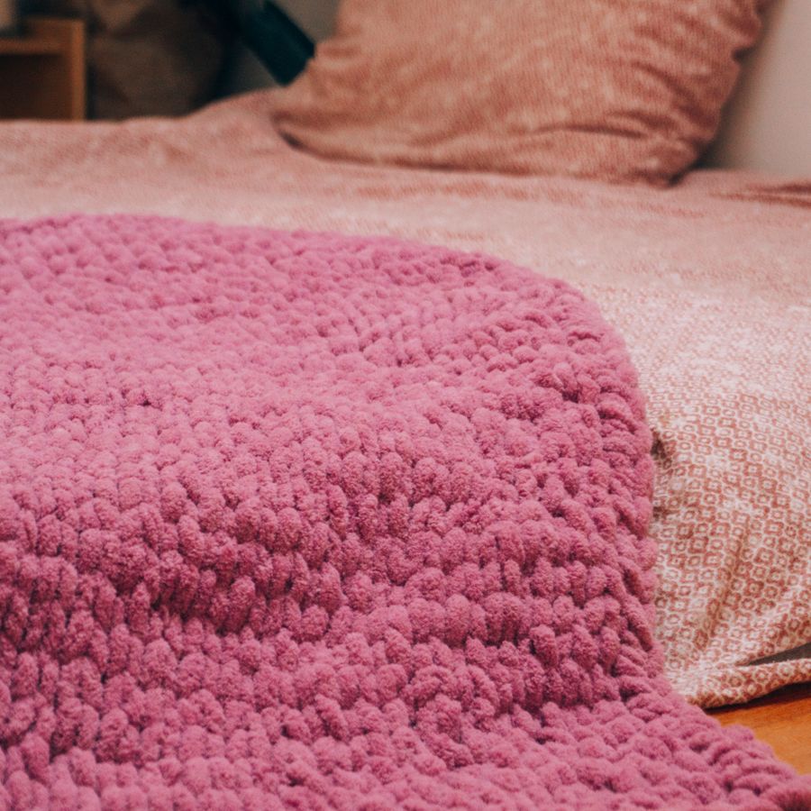 Chunky Knit Throw